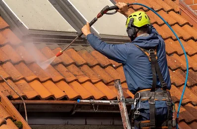 Démoussage et hydrofuge de toiture à Buffières